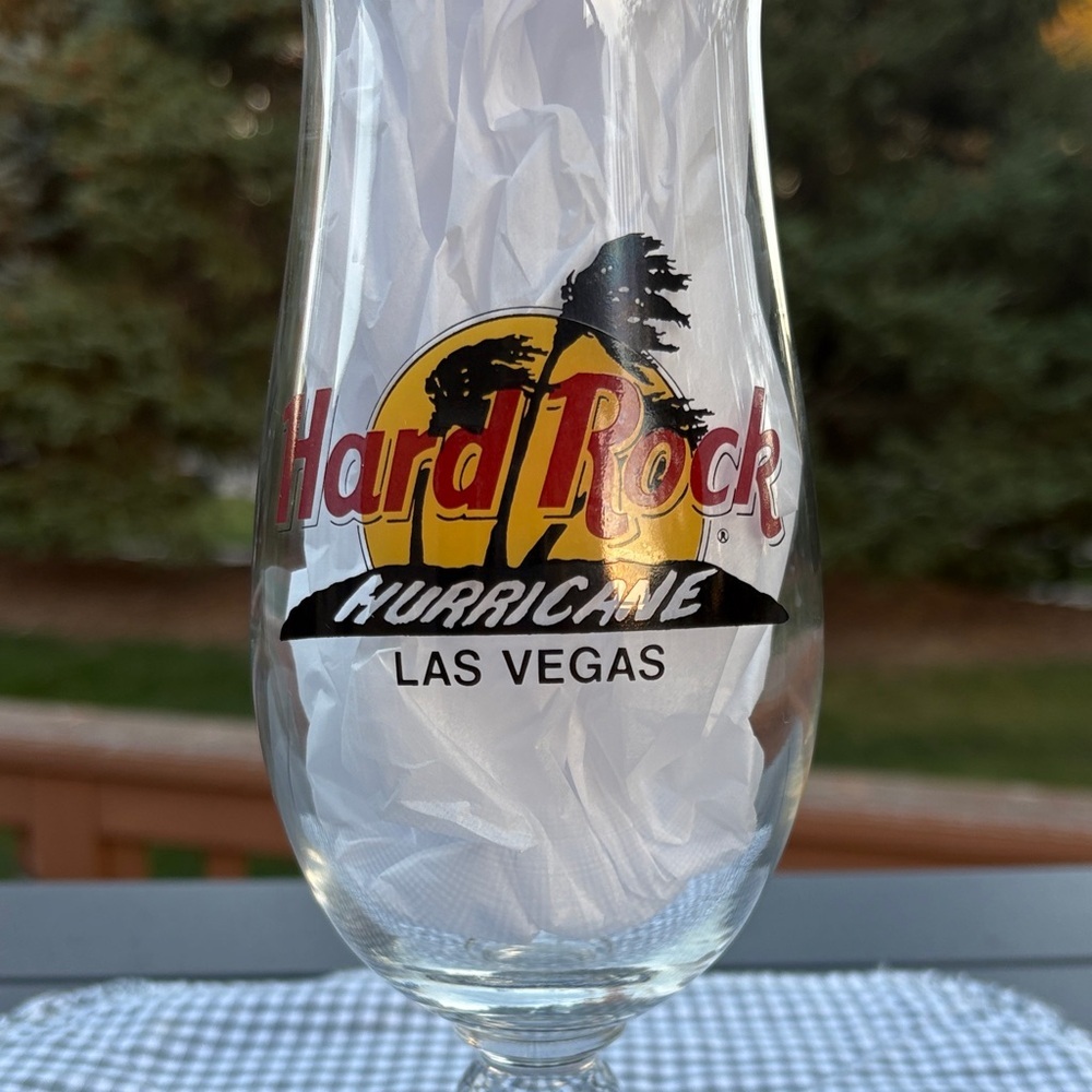 Vintage Harley-Davidson Vegas & Hard Rock Cafe Vegas Hurricane Beer Glass - Picture 6 of 16
